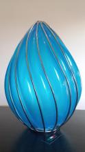 VETRO GABBIA A GOCCIA AZZURRO U/8050