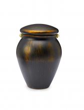 ANFORA SMALL NERO/DORATO U/841